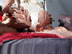 Gros seins, Éjaculation interne, Pieds, Hard, Lingerie, Collant, Nénés, Épouse