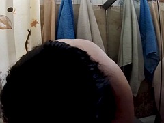 Installed a camera in the bathtub and filmed my aunt washing herself