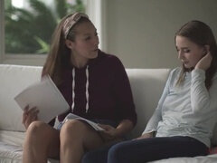 Amerykański, Brunetka, Palcówka, Lesbijka, Orgazm, Rzeczywistość