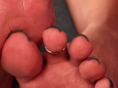 Hot Sissy Teasing with Her Beautiful Feet