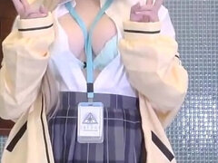 Azjatka, Duże cycki, Obciąganie, Fetysz, Japoński, Drobna, Cipka, Wibrator