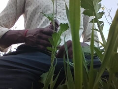 Amatør, Stor pik, Indier, Udendørs, Solo