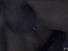 Bruinharig, Sperma shot, Sperma in gezicht, Ondergoed, Rijpe lesbienne