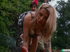 Lawn gnome shagging huge jugs mom