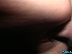 Amatør, Pik sutte, Brunette, Udendørs, Pov, Sluge