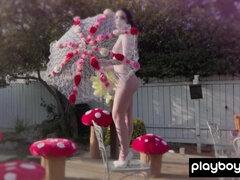 Desirable fairy introduces her perfect titties