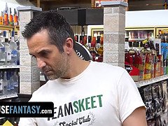 Ansiktssperm, Kvinner mann, Hd, Slikking, Offentlig, Trekant