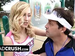 Cheer squad to bang squad: alexa and molly's naughty tryst with their stepdads