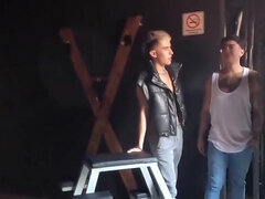 Amatőr, Szőke, Gesztenyebarna, Csoportos kefélés, Meleg, Csoport, Tini, Hármas