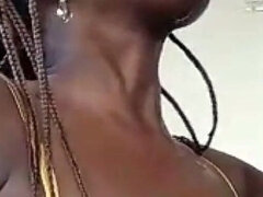 Afrikansk, Amatör, Stor stjärt, Avsugning, Par, Sperma i munnen, Hemmagjord, Milf