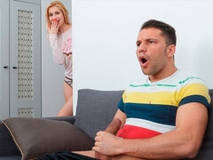 Analny, Tyłek, Sypialnia, Blondynka, Obciąganie, Styl na pieska, Punkt widzenia, Cycki