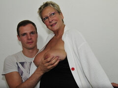 Granny is going to get fucked by a GILF lover