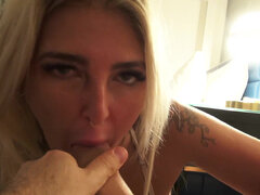 Blondine, Pik, Hjemmelavet, Hotel, Naturlig, Fisse, Ryger, Sluge