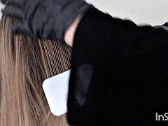 Hygienist wants some pampering and play at the home hair salon