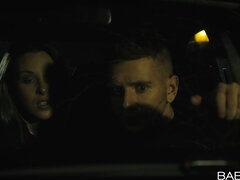 Mačiatko, Blondína, Britskej, Auto, Erotika, Európskej, Nohy, Hardcore