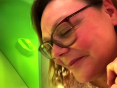 Arsch, Fetisch, Faustfick, Latex, Lecken, Gummi, Sklave, Strapon