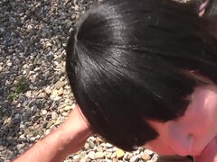 Brunette, Pikk, Kjole, Ansiktssperm, Fetisj, Naturlig, Stramt, Våt