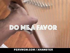 Big Booty Stepmom Gets Cum All Over Her Tits