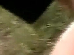 Avsugning, Brunett, Hemmafru, Utomhus, Trekant, Tuttar