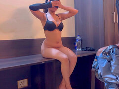 Zaalim Yoga Teacher Fucked Beautiful Fitness Girl During Training - India Desi MILF Hindi Talk Mms Sex Videos