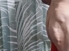 아마추어, 아메리카인, 화장실, 큰 음경, 집에서 만든, 랑제리, 팬티호스, 스타킹