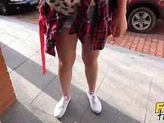 Faux hostel - plumper lips, plump nipples, plump snatch - teenage gets ruined for other men