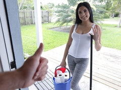 Grosser arsch, Grosse titten, Blasen, Hundestellung, Handjob, Latina, Masturbation, Natürlichen titten