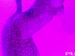 큰 가슴, 금발의, 밀프, 문신, 볶다