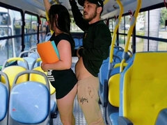 Βραζιλ, Μελαχροινή, Λεωφορείο, Μαλακία, Σκληρό, Ηδ, Λατίνα, Δημόσιο