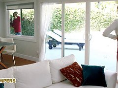 デカ尻, デカパイ, ブロンド, イマラチオ, オナニー, 淫乱熟女, 自然山雀, オマンコ