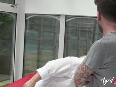 OLDNANNY Mature Lulu Lush Titplay and Solo Massage