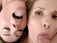 Blondin, Sperma shot, Doggystyle, Ansiktsbehandling, Hd, Milf, Mamma, Rakad