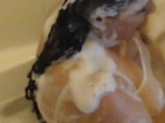 Loaded White Shampoo Lather Long Hair