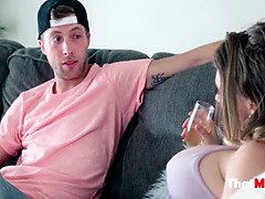 Mummy hops on son's cock the first ever chance she gets - Kagney Linn Karter