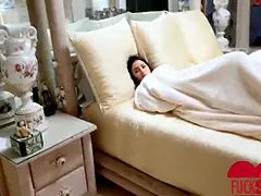 Aria Lee in stepsis blows my bullhorn three