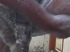 Soft and Hard in the Shower Bathing - a Clean Cock Is a Happy Cock