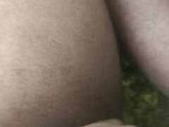 Sort, Hjemmelavet, Indier, Onani, Udendørs, Solo