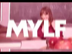 아메리카인, 엉덩이, 큰 엉덩이, 큰 음경, 큰 가슴, 대단히, 보지, 샤워