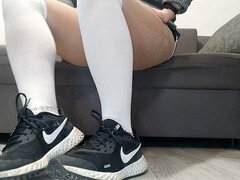 Beautiful wife Monika Nylon takes charge while her husband is away