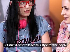 Big natural tits Milf seduces young sons virgin teen gamer girlfriend