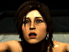 Lara Croft gets anal