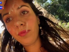 Morena, Facial, Fetiche, Ao ar livre cartaz de rua outdoor, Pontos de vista, Público, Realidade, Banheiro