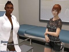 Háromdimenziós, Amerikai, Fekete, Játék, Érett feleség