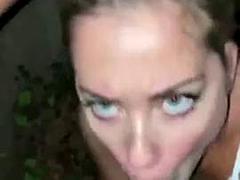 Big ass slut takes bbc in the forest