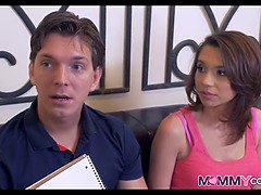 금발의, 가슴이 큰, 쿠거, 깊은목구멍, 나이든, 밀프, 엄마, 쓰리섬