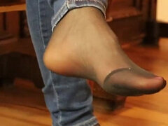Amateur, Fétiche des pieds, Fait maison, Jeans, Mère que j'aimerais baiser, Nylon, Collant, Solo