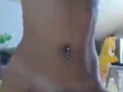 18, Stor stjärt, Hemmagjord, Naken, Solo, Tonåring