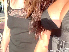 Amatőr, Ondó fröcskölés, Arcra élvezés, Szabadban, Nyilvános