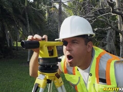Land Surveyor Surveys MILF Raegan Foxx