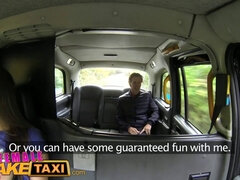 Ava austen's tight pussy gets licked & sprayed with jizz by horny fake taxi driver Tony De Sgio